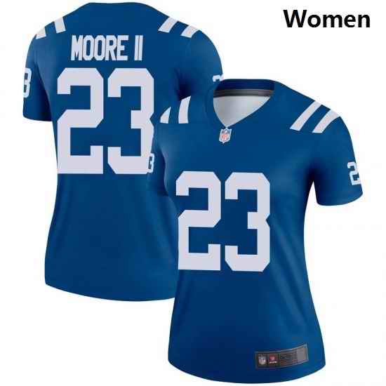 Women Indianapolis Colts Kenny Moore II Legend Jersey Royal